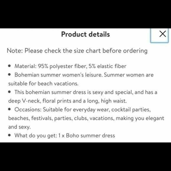 Bo ho summer wrap dress - Picture 5 of 5